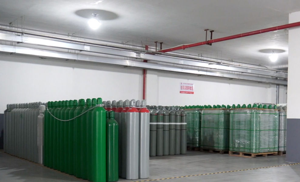 Yueyang Kaimeite Electronic Specialty Rare Gases Co., Ltd निर्माता उत्पादन लाइन